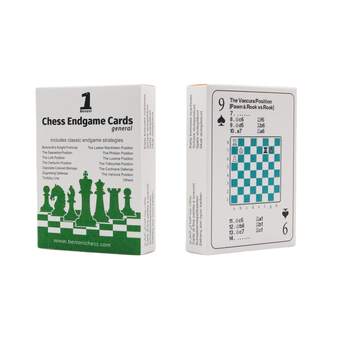 Chess Opening Cards -  Best gift for chess lovers to study chess strategy, tactics and opening moves