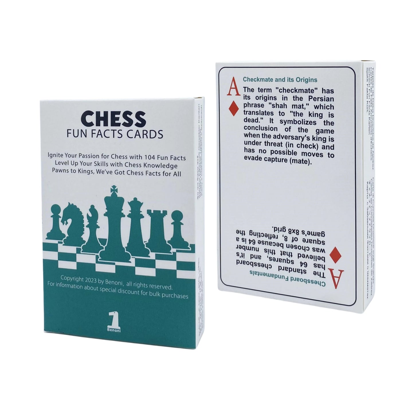 Chess Opening Cards -  Best gift for chess lovers to study chess strategy, tactics and opening moves