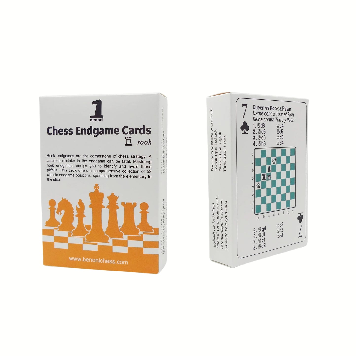 Chess Opening Cards -  Best gift for chess lovers to study chess strategy, tactics and opening moves