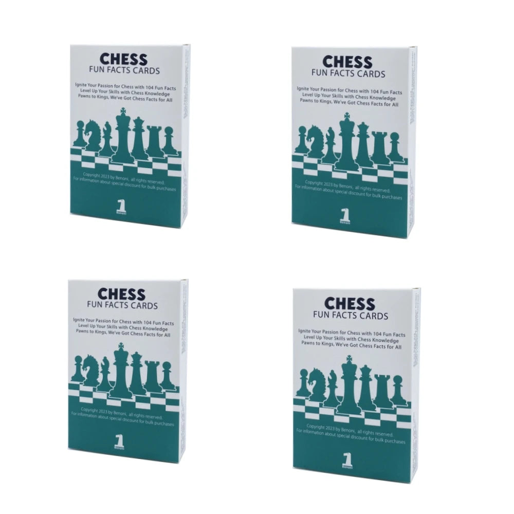 Chess Opening Cards -  Best gift for chess lovers to study chess strategy, tactics and opening moves