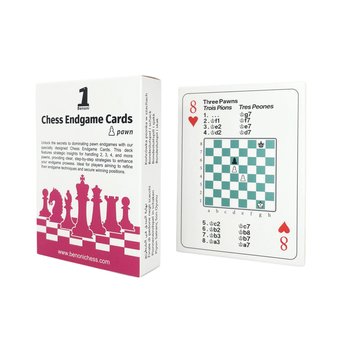 Chess Opening Cards -  Best gift for chess lovers to study chess strategy, tactics and opening moves