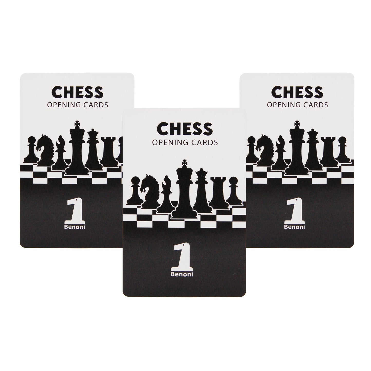 Chess Opening Cards -  Best gift for chess lovers to study chess strategy, tactics and opening moves