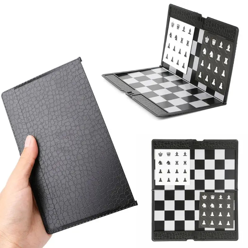 Pocket Folding Chess Set for the Plane